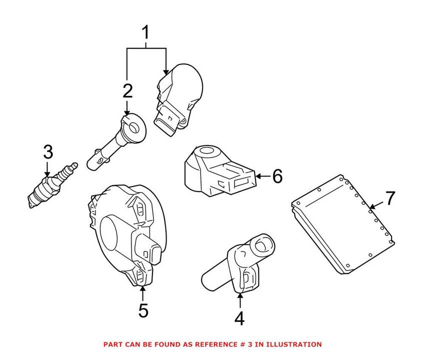 Mercedes Spark Plug 0041593903